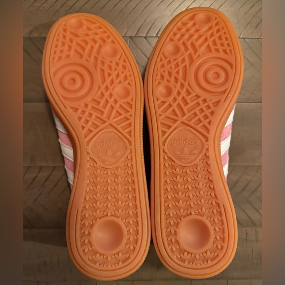 Adidas Women's Pink and White Handball Spezial Sneakers - Picture 3 of 3